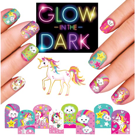 Unicorn Glow-in-the-Dark Nail Kit