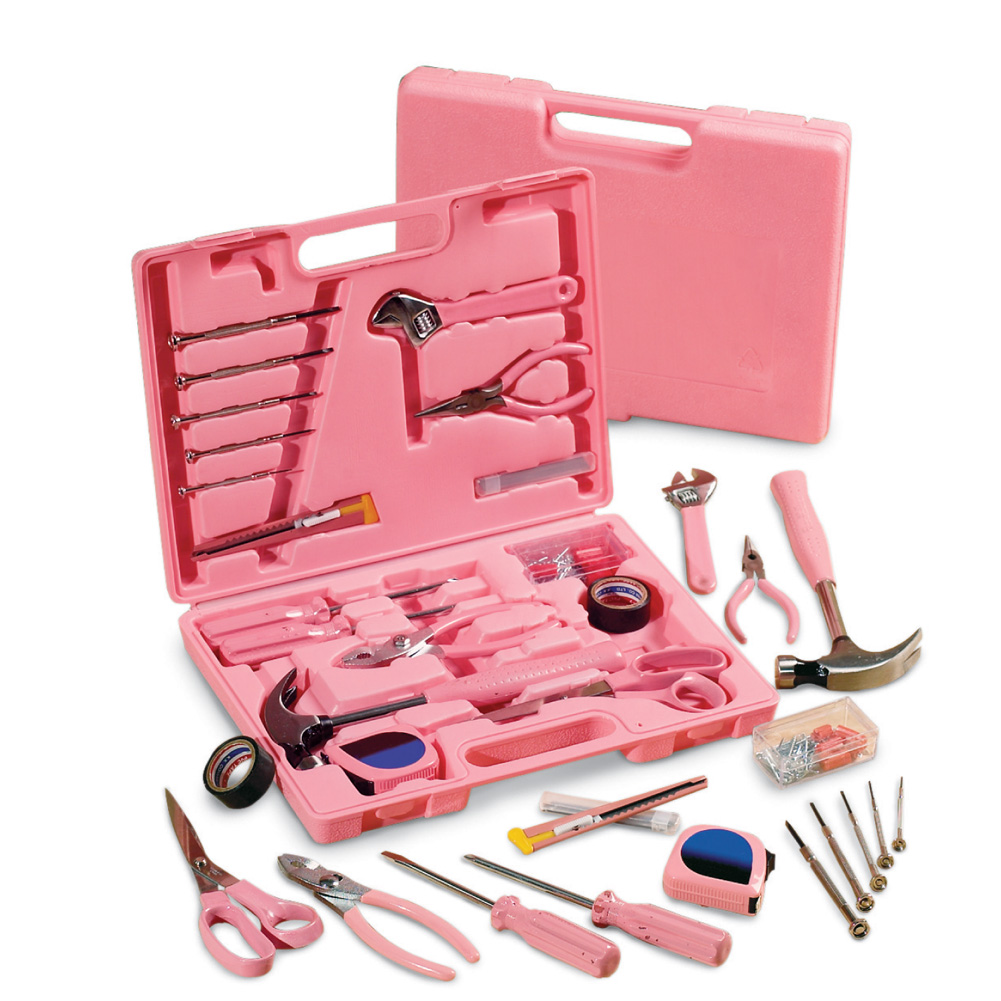 Ladies' Hardware SteelTec Tool Kit - 105 Pc, Pink