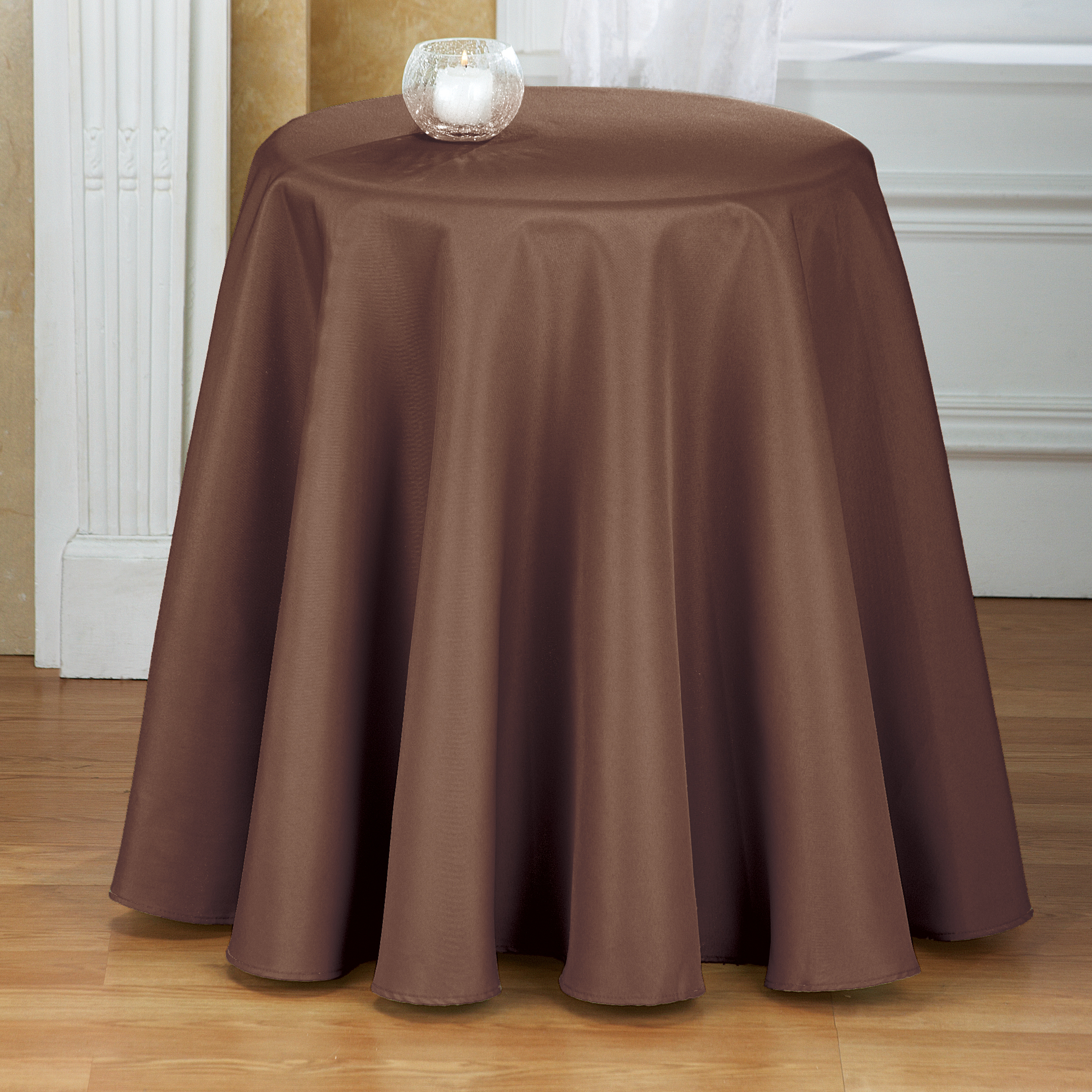 Basic 70 Inch Round Tablecloth Collections Etc Basic 70 Inch Round Tablecloth, Small Accent Table Covers