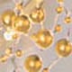 Collections Etc Lighted Berry-Beaded Holiday Garland SILVER - Picture 5 of 9