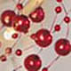 Collections Etc Lighted Berry-Beaded Holiday Garland SILVER - Picture 8 of 9
