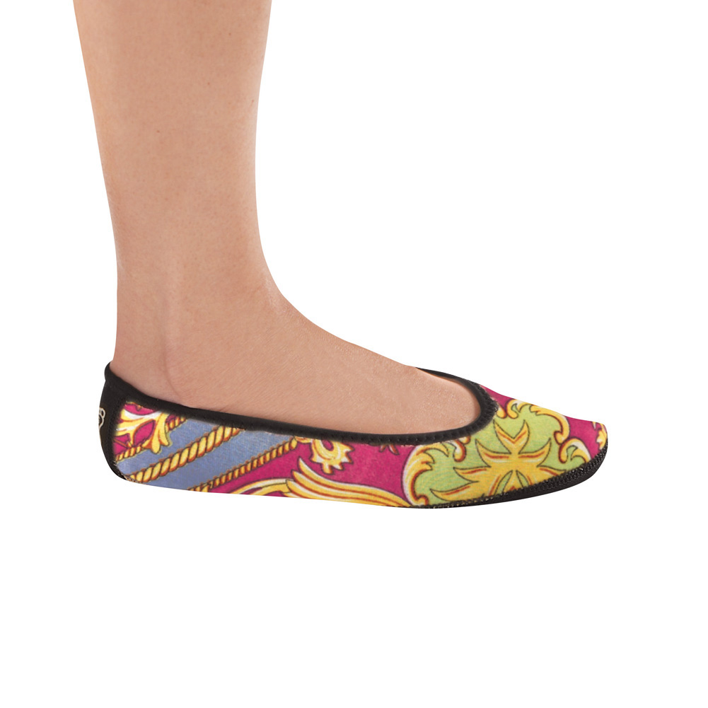Nufoot Comfort Breathable Ballet Slippers, Pink Baroque, Large