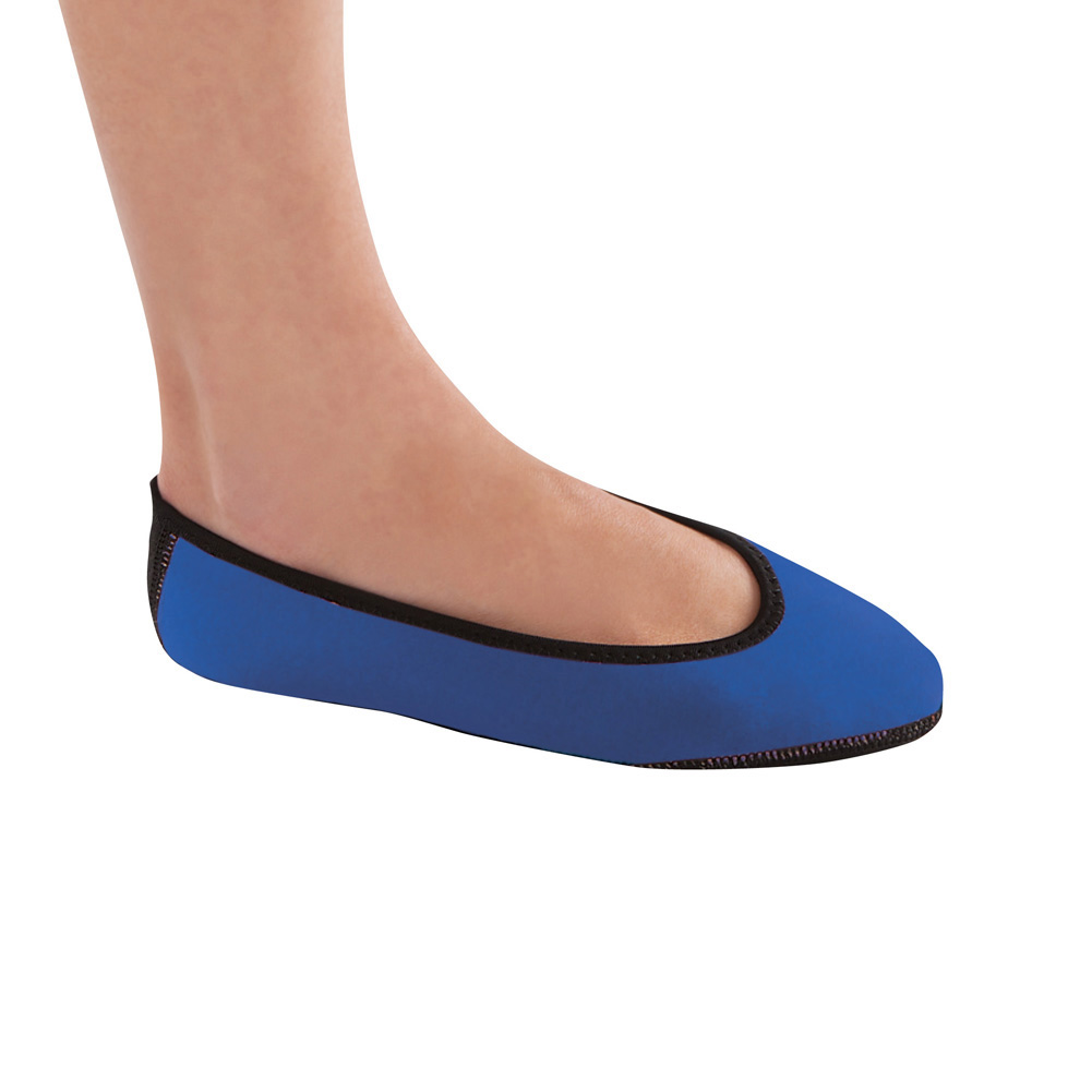 Nufoot Comfort Breathable Ballet Slippers Womens X-Large, Royal Blue