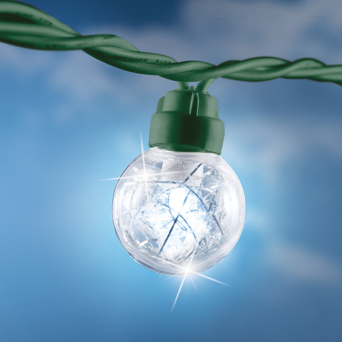 LED Tinsel Globe String Holiday Lights Collections Etc.