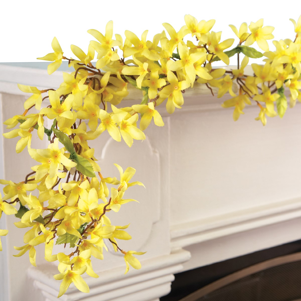 Spring Floral Forsythia Garland Collections Etc.