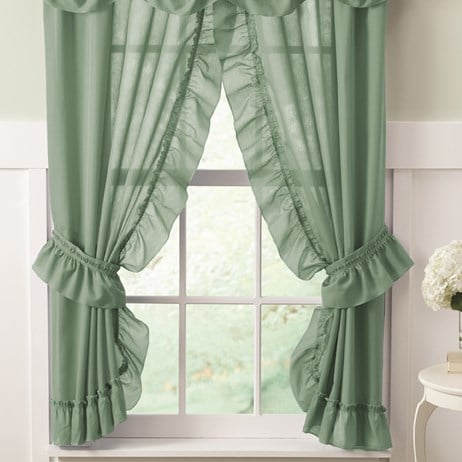 Ruffled Mayfield Priscilla Curtain Panel Collection Collections Etc