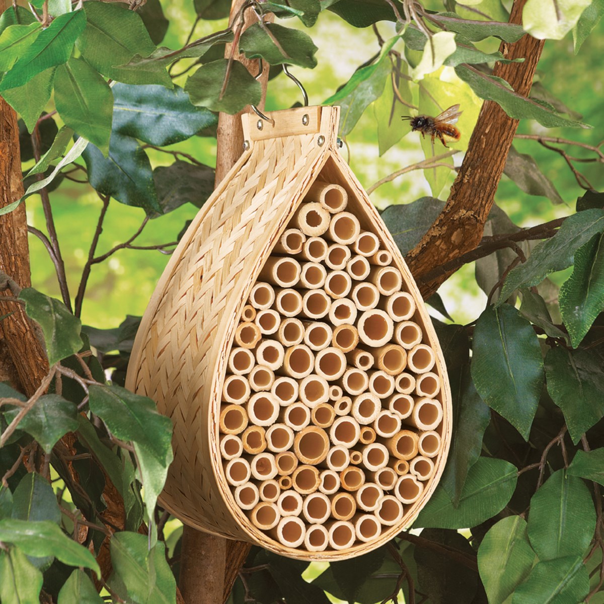 Bamboo Mason Bee Hive House Collections Etc.