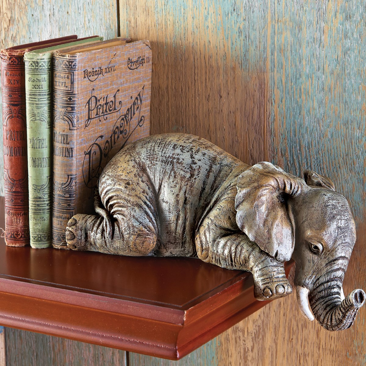 Safari Elephant Shelf Sitter Collections Etc.