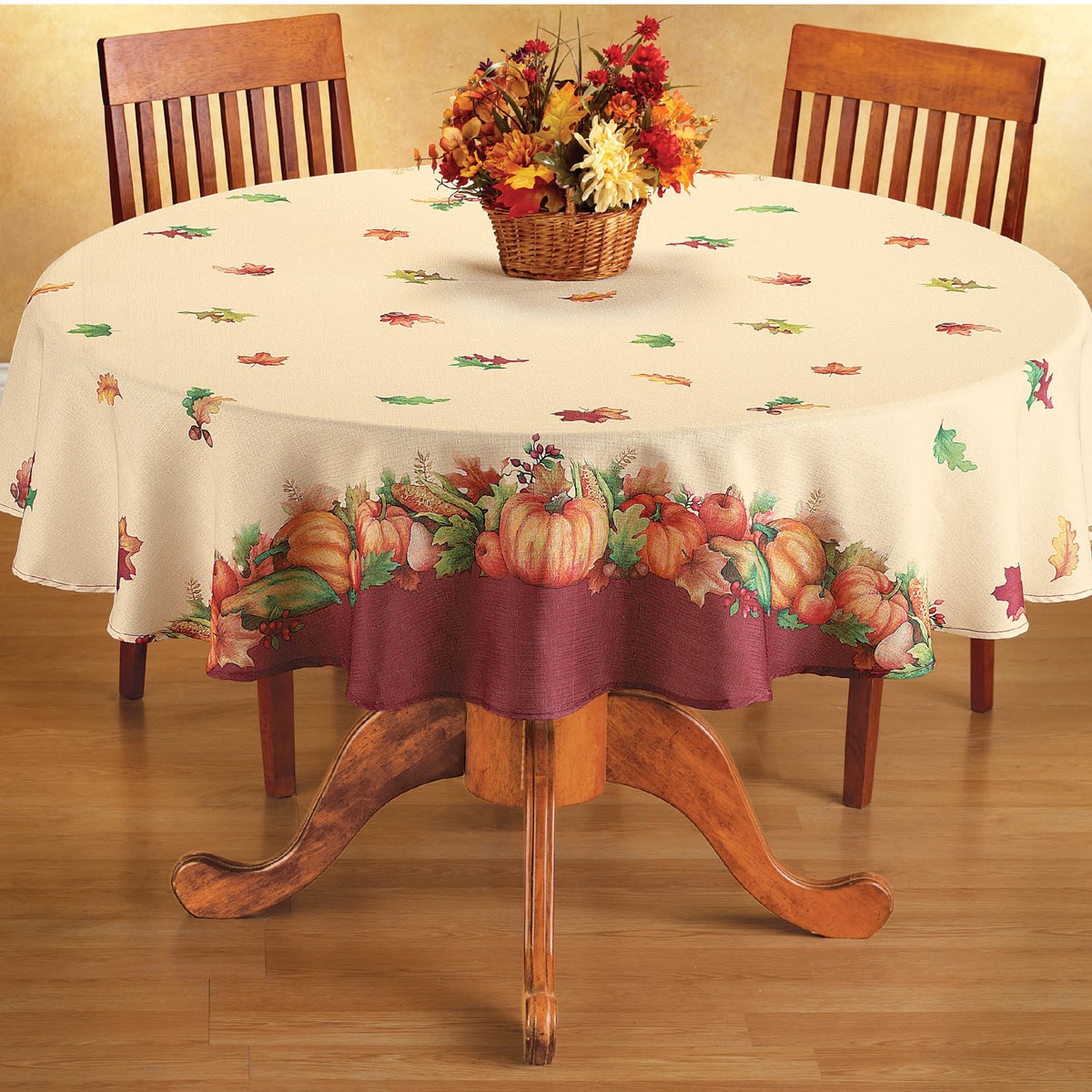 Autumn Plentiful Harvest Tablecloth Collections Etc.