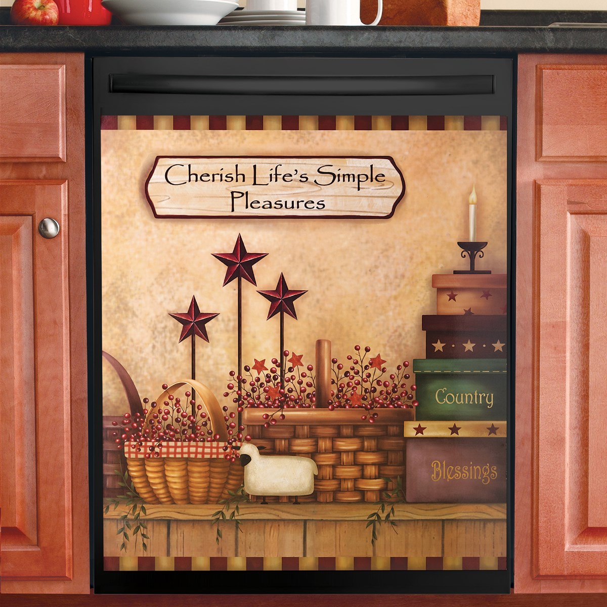 Primitive Country Dishwasher Magnet | Collections Etc.