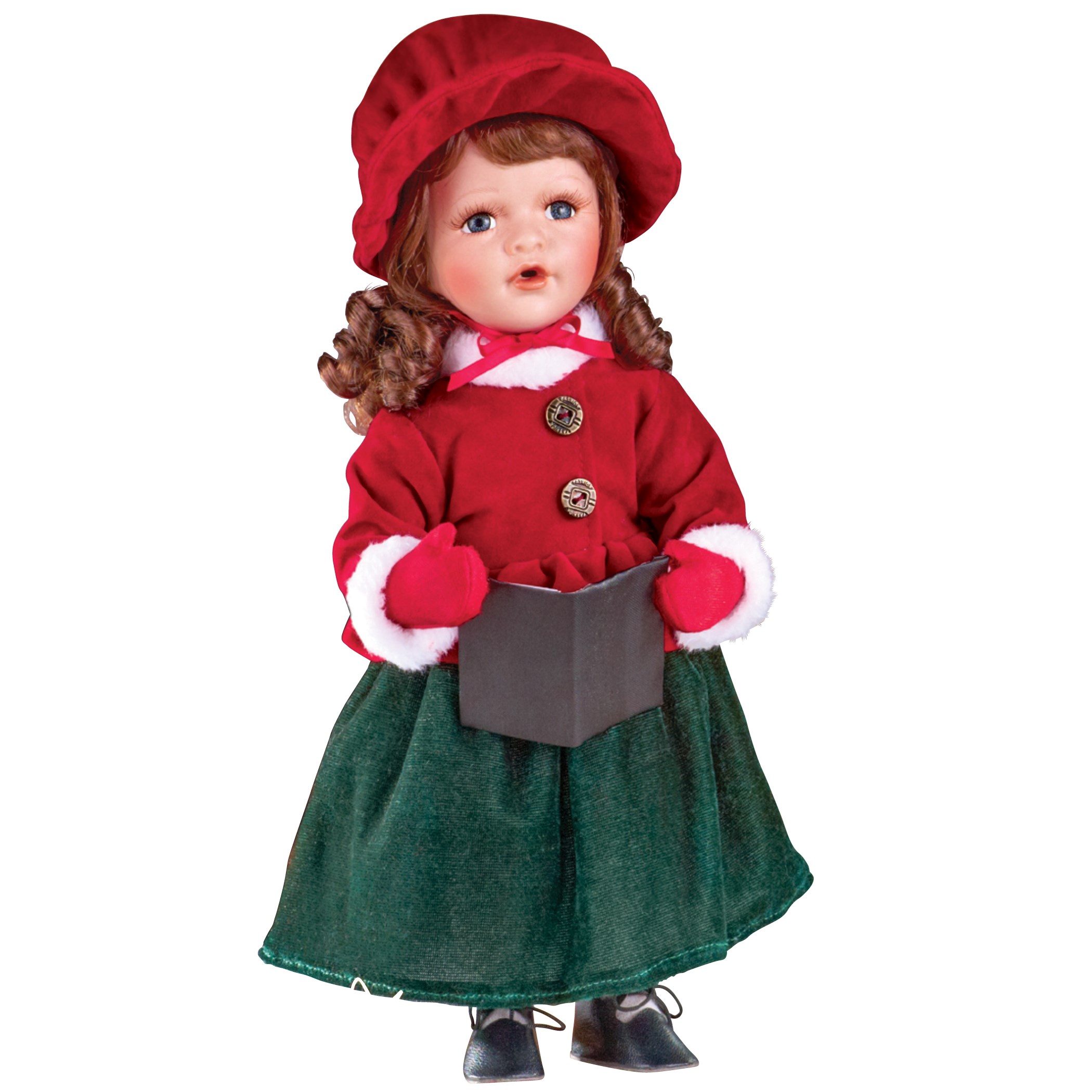 Christmas Caroler Collectible Porcelain Dolls  Collections Etc.