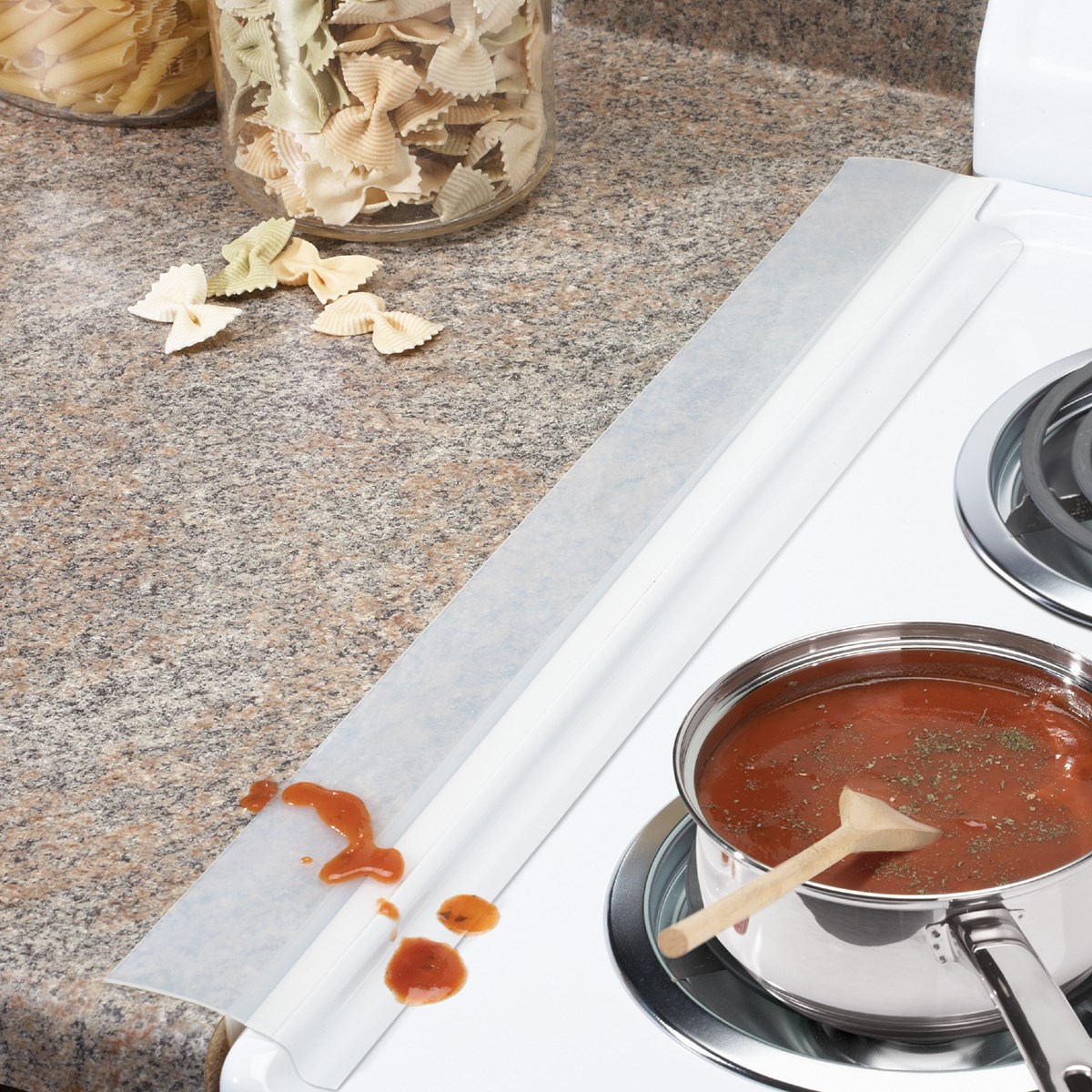 Silicone Stove and Countertop Gap Strips Set of 2 Collections Etc.