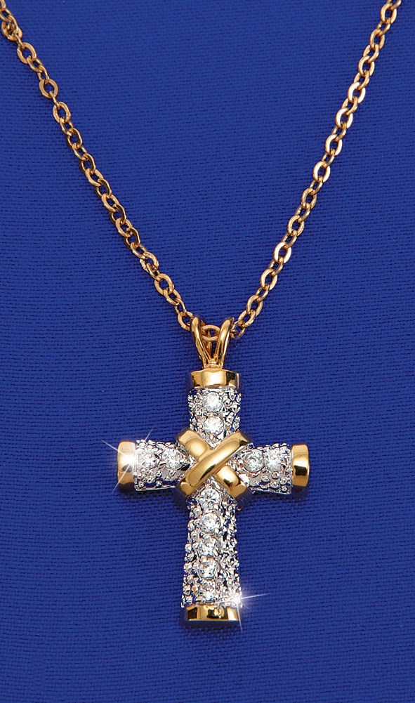 Brilliant Crystal Cross Pendant Necklace Collections Etc.