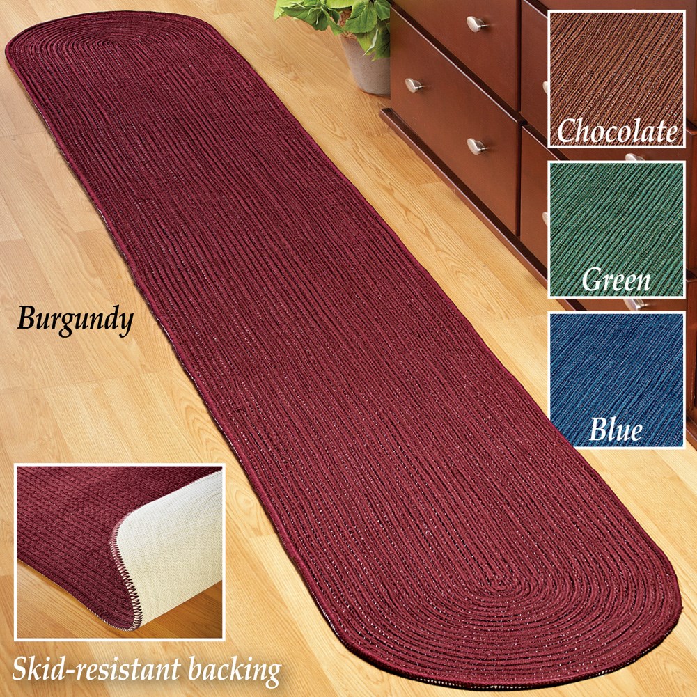 Extra Long Solid Braided Rug Runner Collections Etc.