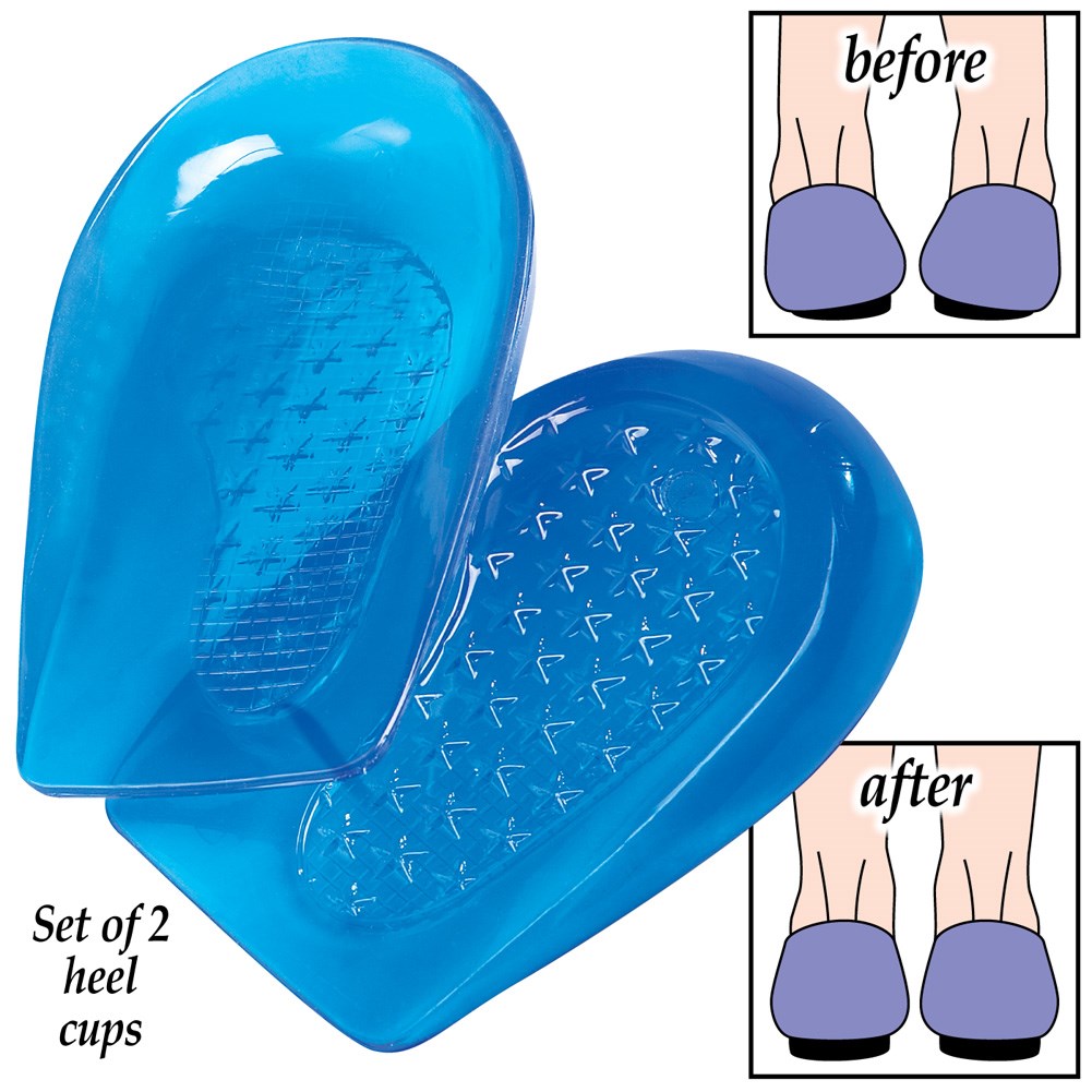 Posture Corrective Gel Heel Cups Set of 2 Collections Etc.