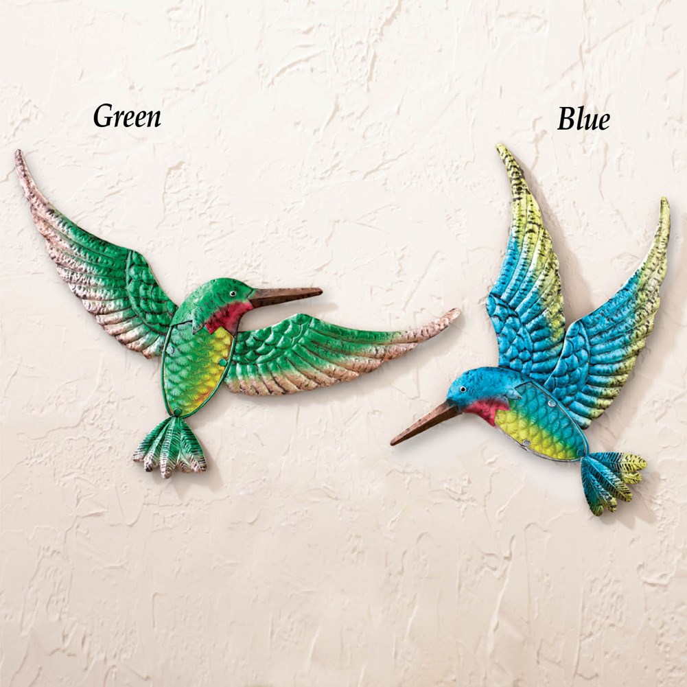 3D Hummingbird Metal Wall Art Collections Etc.