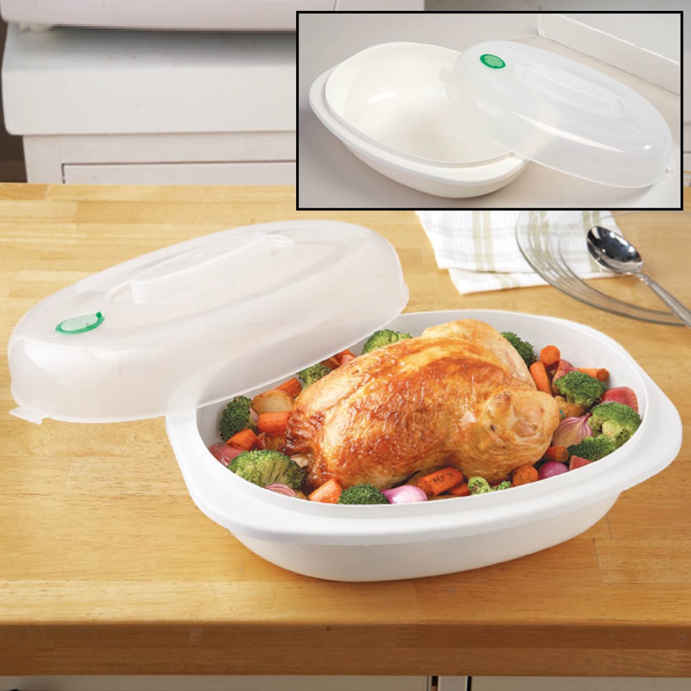 Microwave Poultry Plate with Lid Collections Etc.
