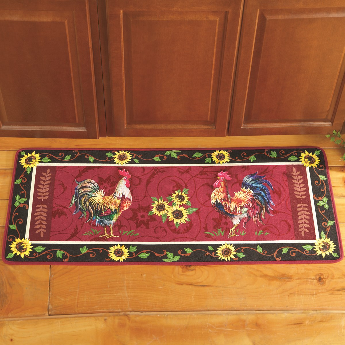 Cushioned French Country Rooster Rug Collections Etc.