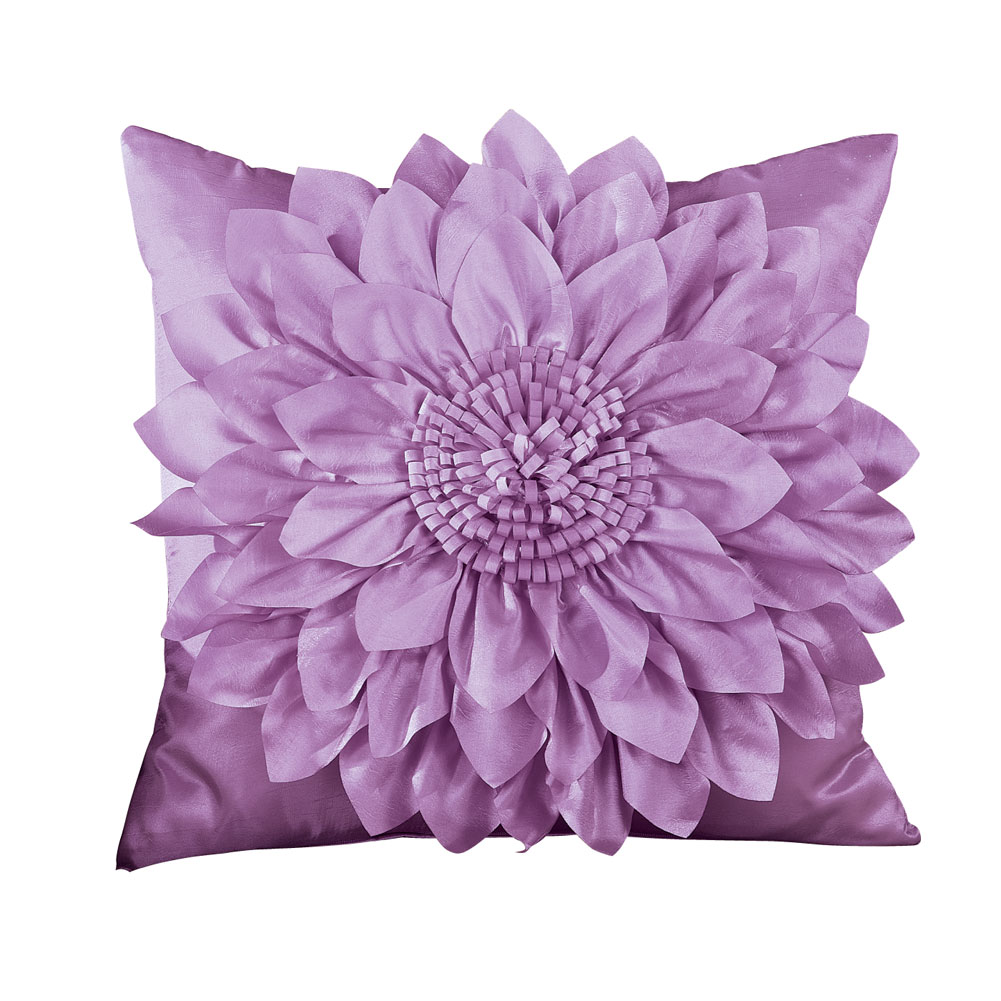 Elegant Blooming Flower Pillow Cover 17" x 17" Sage, 17" x 17"