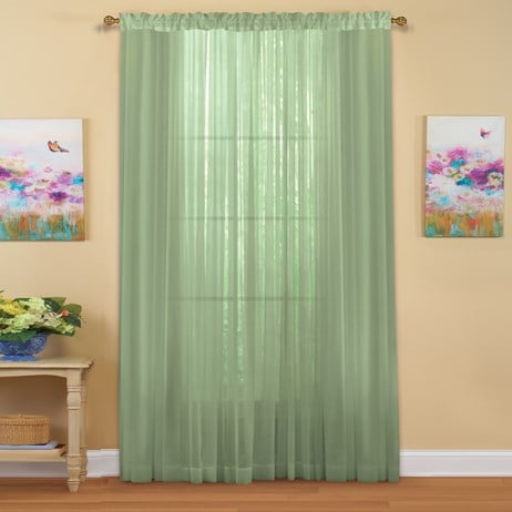 Decorative Sheer Fabric Rod Pocket Top Window Curtain Panel Collections Etc Decorative Sheer Fabric Rod Pocket Top, Rod Pocket Top Curtain Panel