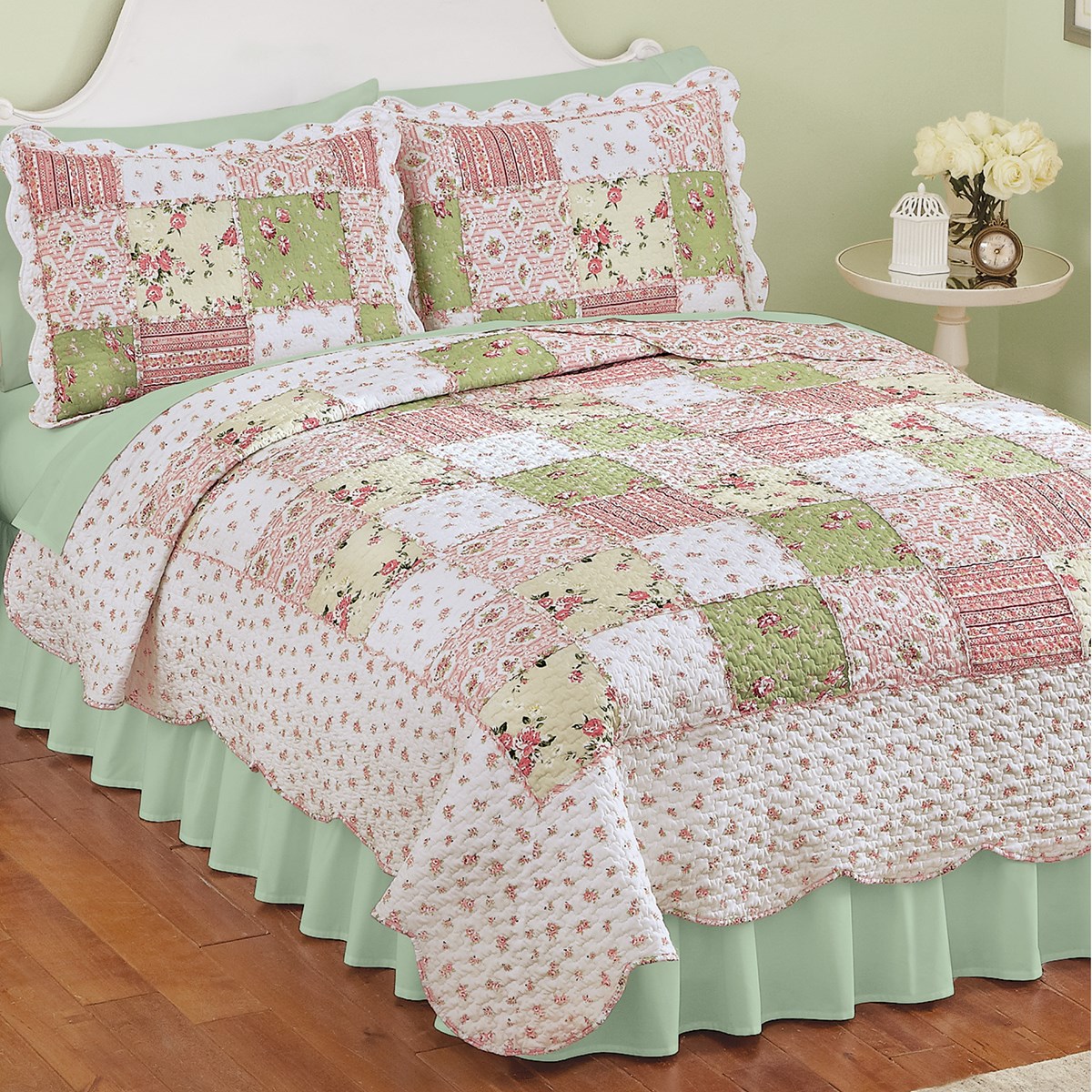 Country Bloom Floral Patchwork Quilt Collections Etc.