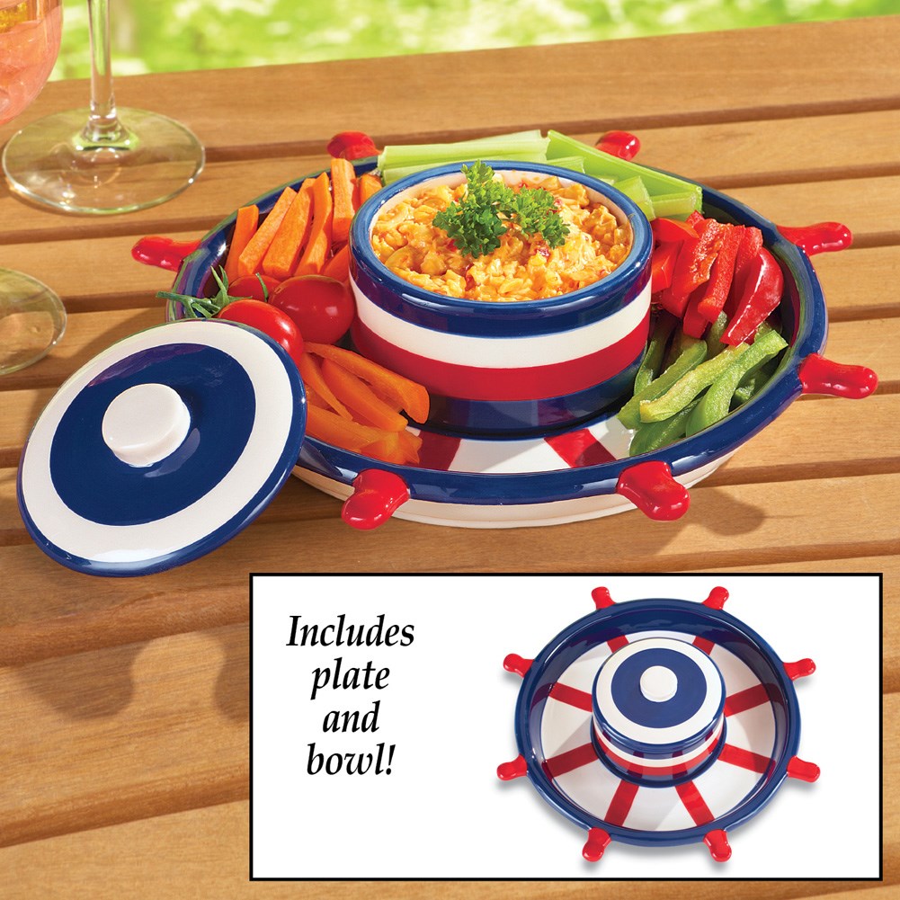 Nautical Chip and Dip Serving Set Collections Etc.