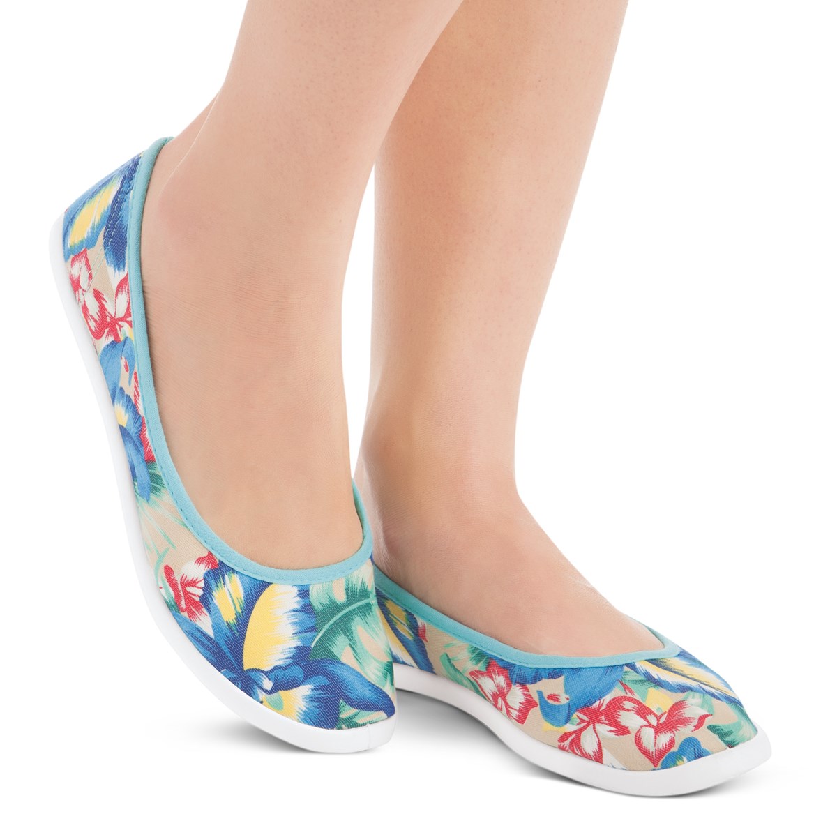 floral slip on shoes