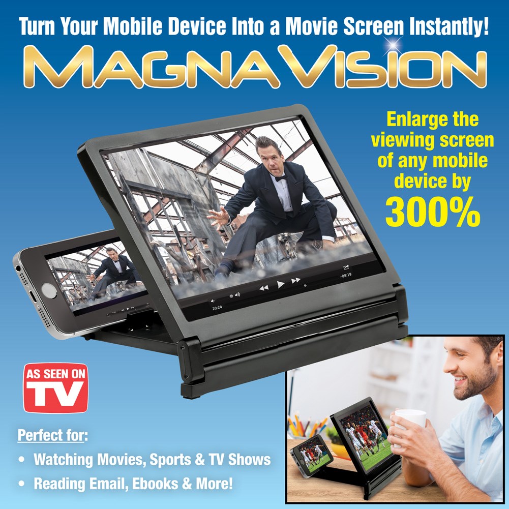 Magna Vision Mobile Screen Magnifier Collections Etc.