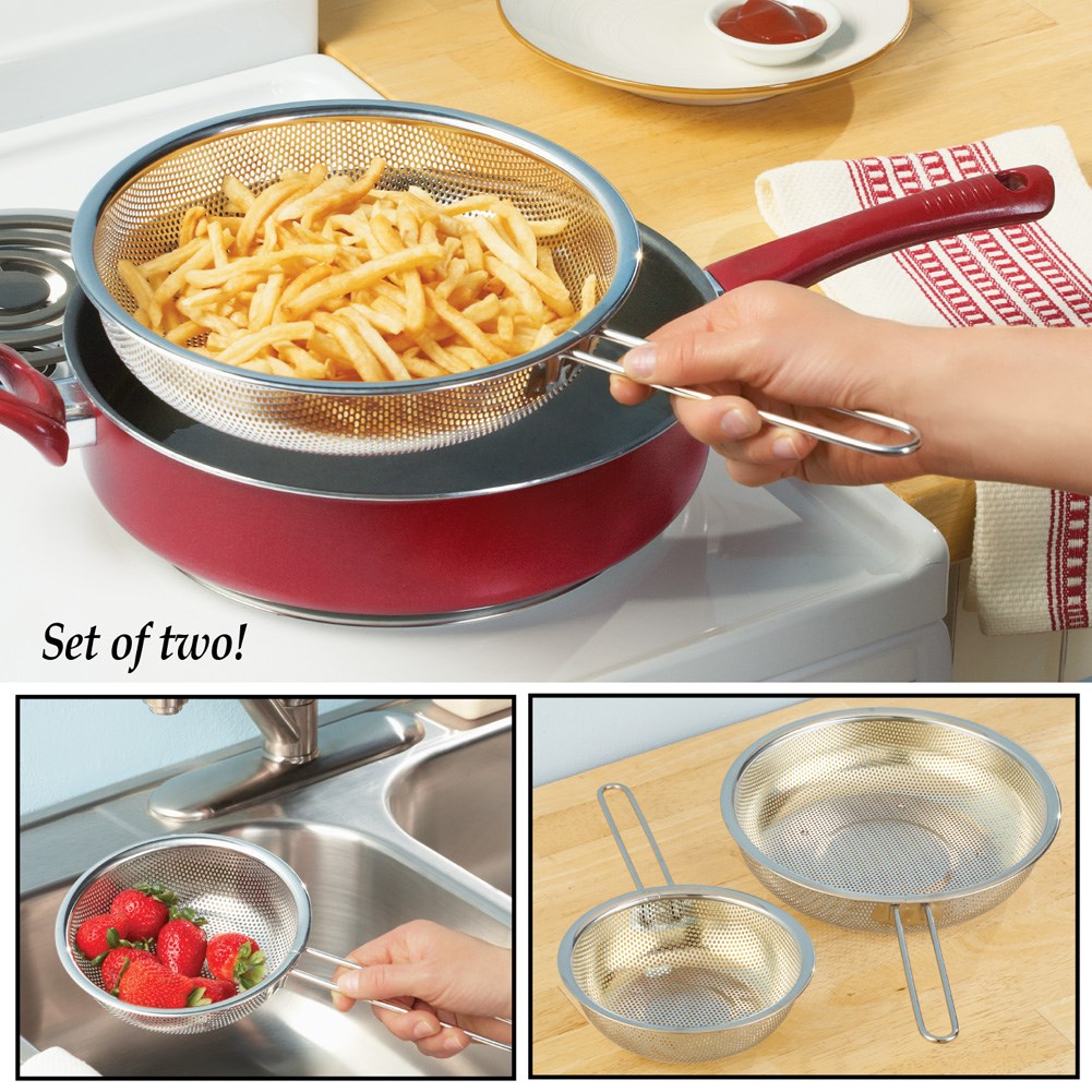 Shallow Fry Baskets Set of 2 Collections Etc.