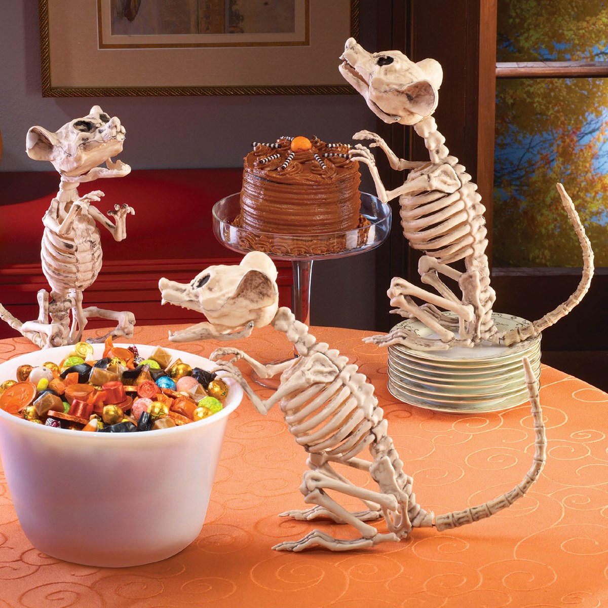 Skeleton Rat Halloween Decoration Collections Etc.