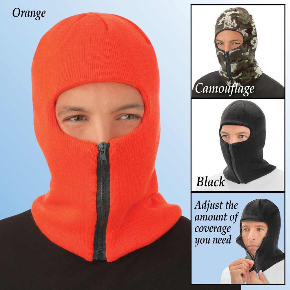 BalaclavaStyle Zippered Face Mask Collections Etc.