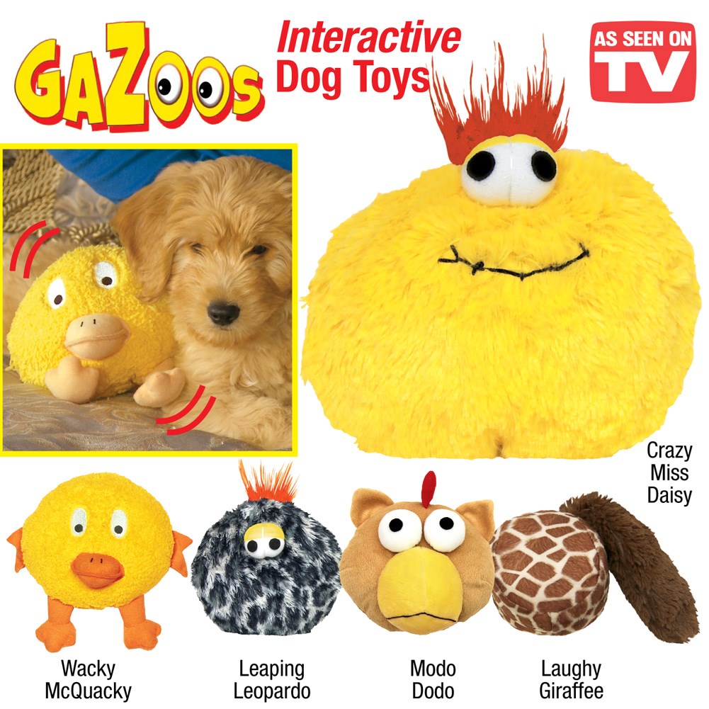 Gazoos Interactive Motionactivated Dog Toys Collections Etc.