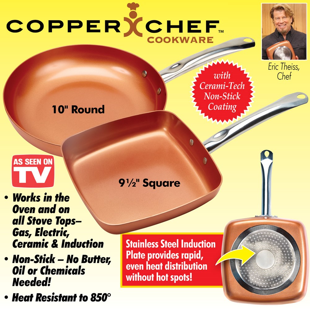 Copper Chef Cookware Nonstick Pans Collections Etc.