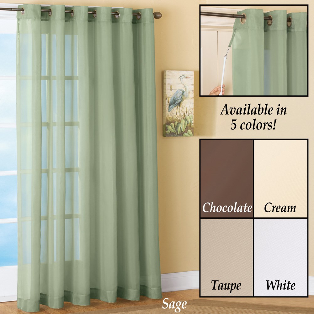 Sheer Patio Door Curtain Panel Collections Etc.