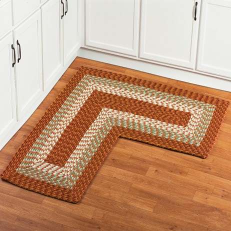 L Shaped Corner Braided Rug Collections Etc