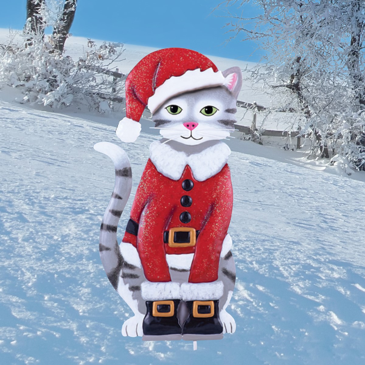 Holiday Characters Cat Outdoor Stakes Collections Etc.