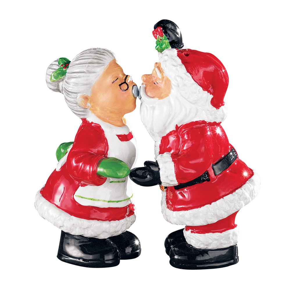 Mr. and Mrs. Santa Claus Salt and Pepper Shakers