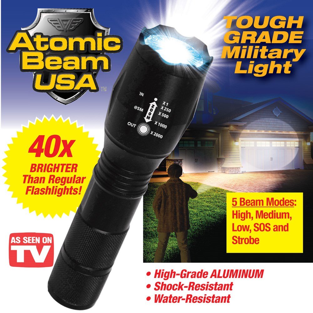 Atomic Beam Ultra Bright Flashlight Collections Etc.