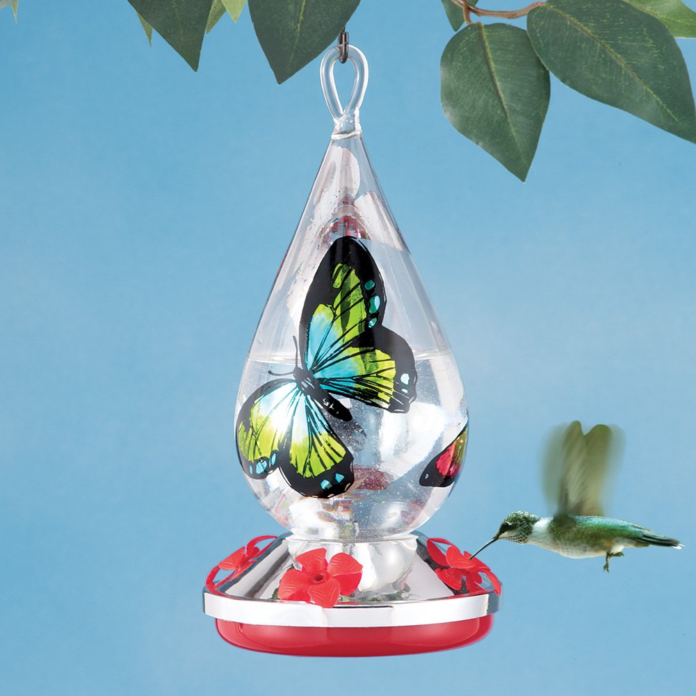 Butterfly Printed Hummingbird Feeder Collections Etc.