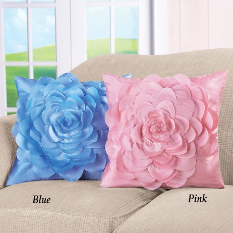 Blooming Rose Petal Pillow Cover Collections Etc