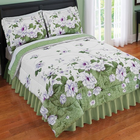 Sylvia Fl Garden Comforter Set Collections Etc Sylvia Fl Garden Comforter Set, Garden Images Comforter Set