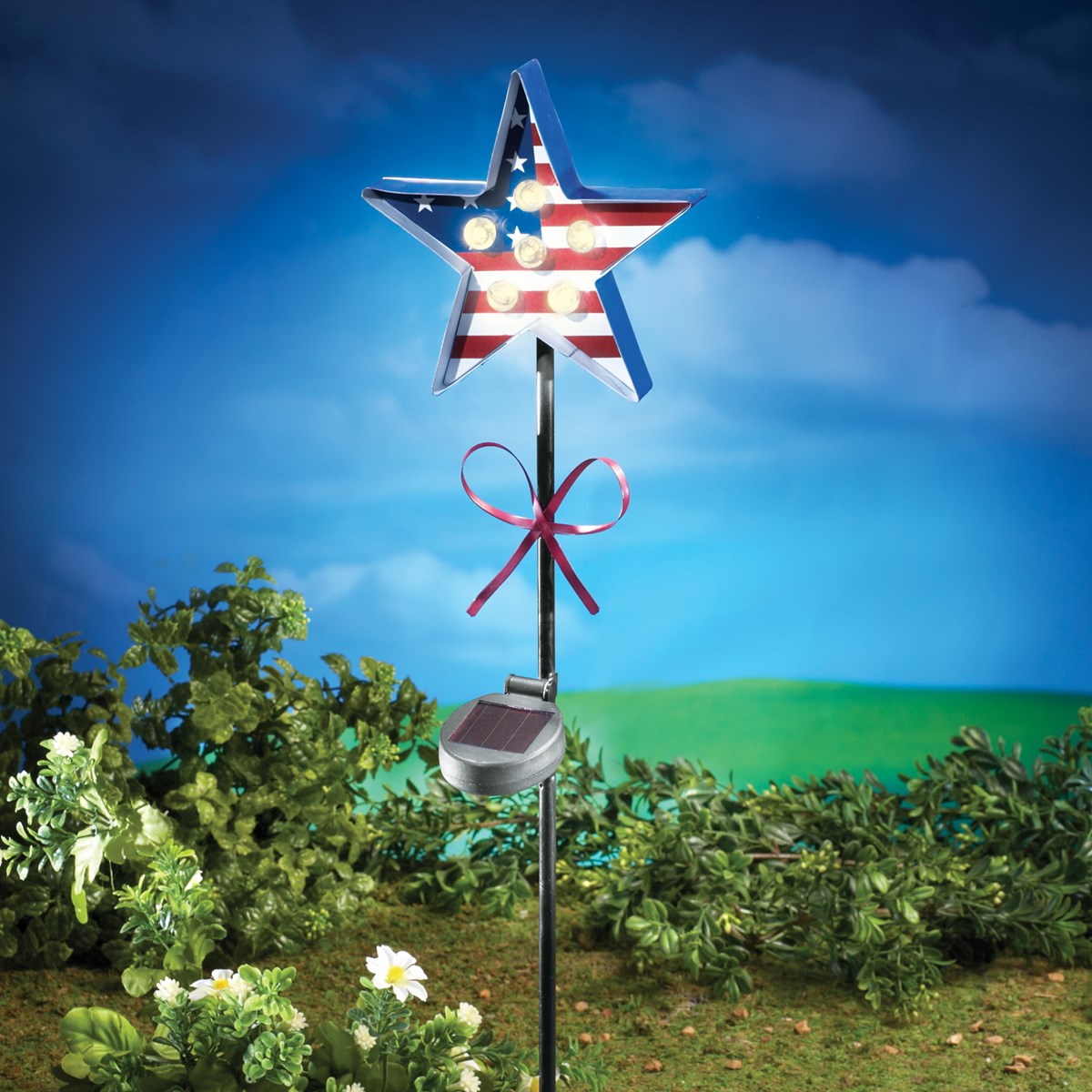 Americana Solar Garden Stake Collections Etc.