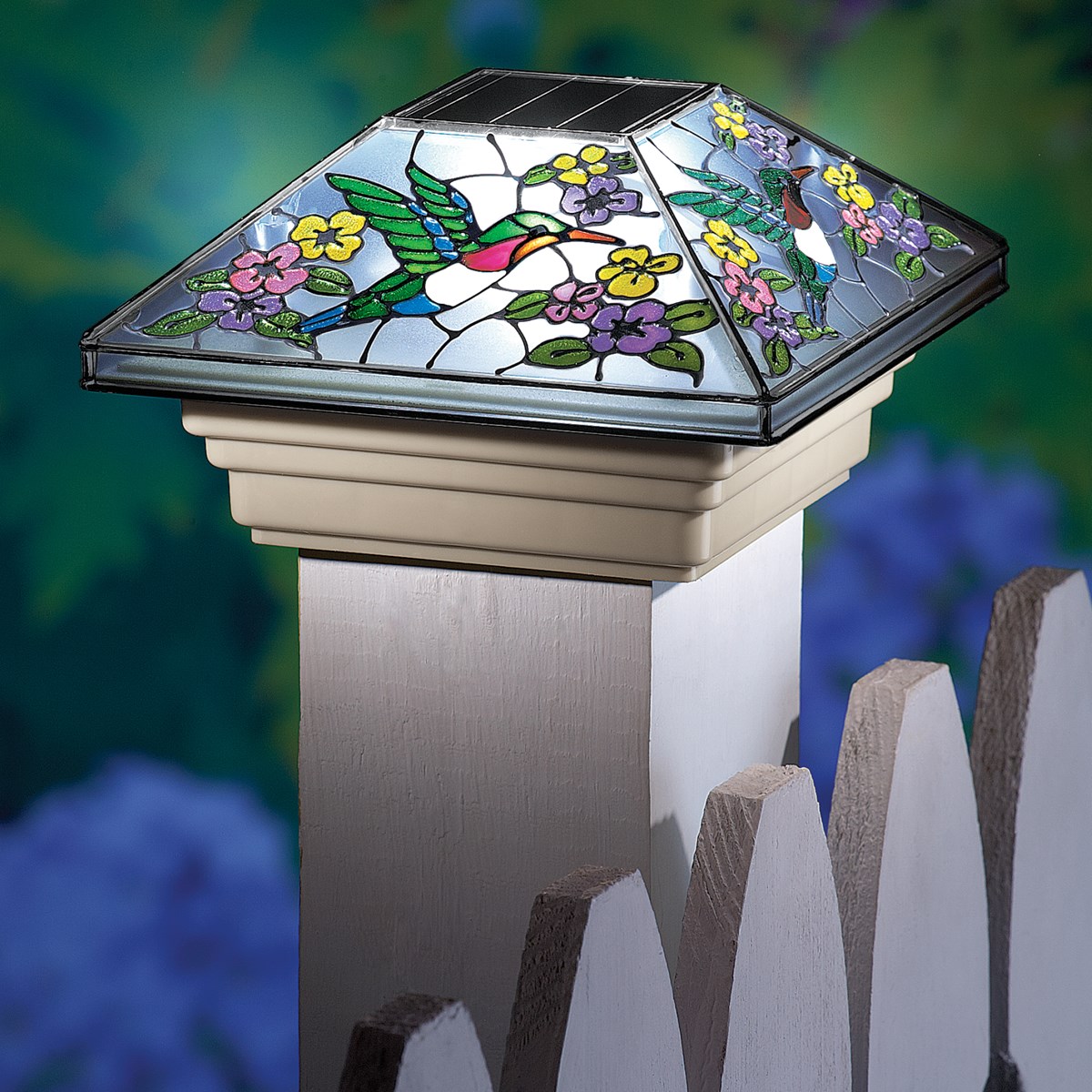 Solar Spring Fence Post Cap Light Collections Etc.