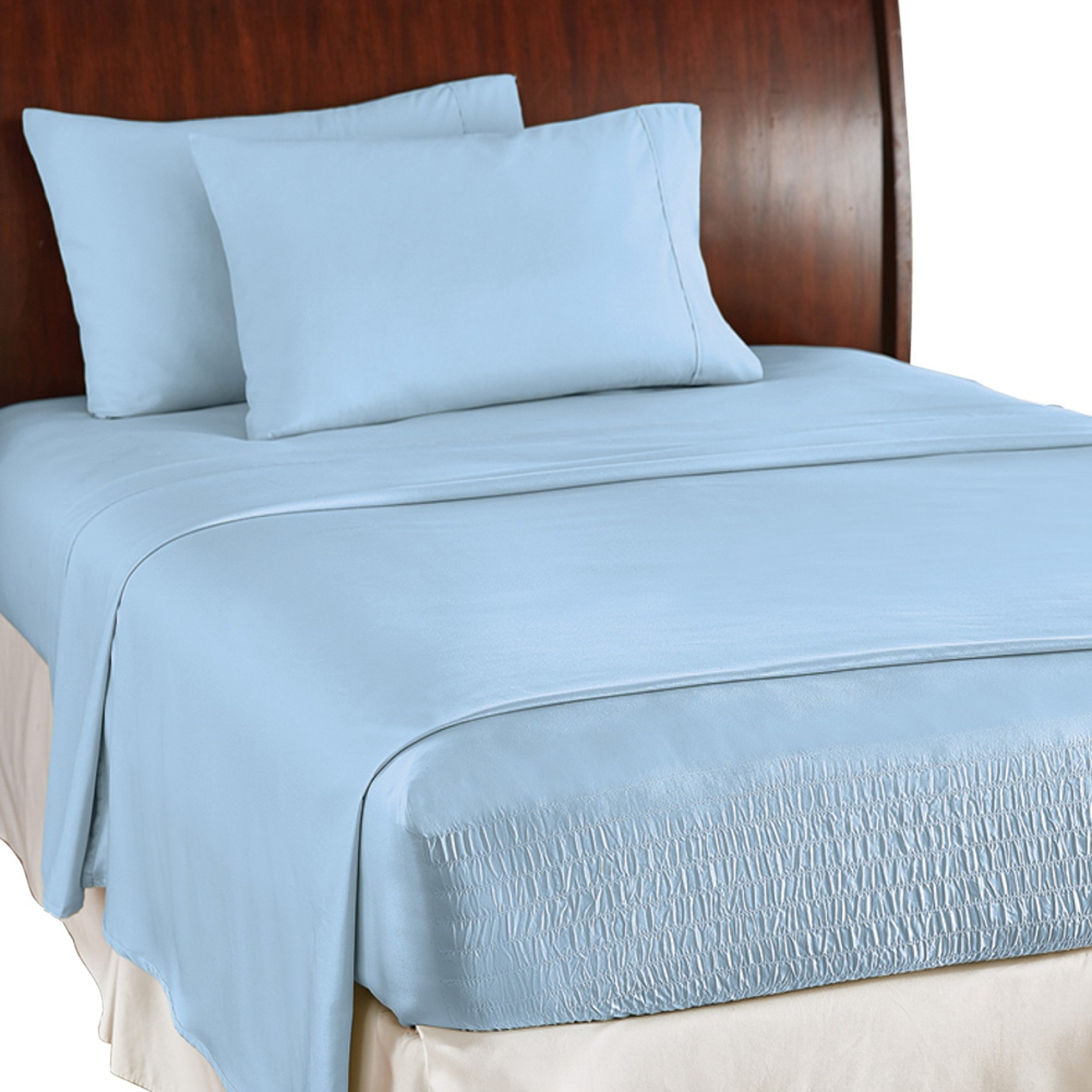 Briar Polka Dot and Flower Chenille Bedspread with Gathered Dropped Bed Skirt to Instantly Add Texture and Elegance