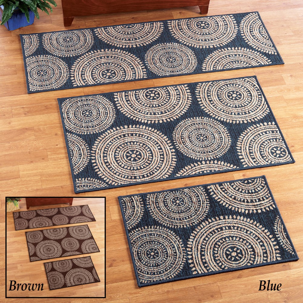 Kennedy Medallion Modern Accent Rug Collections Etc.