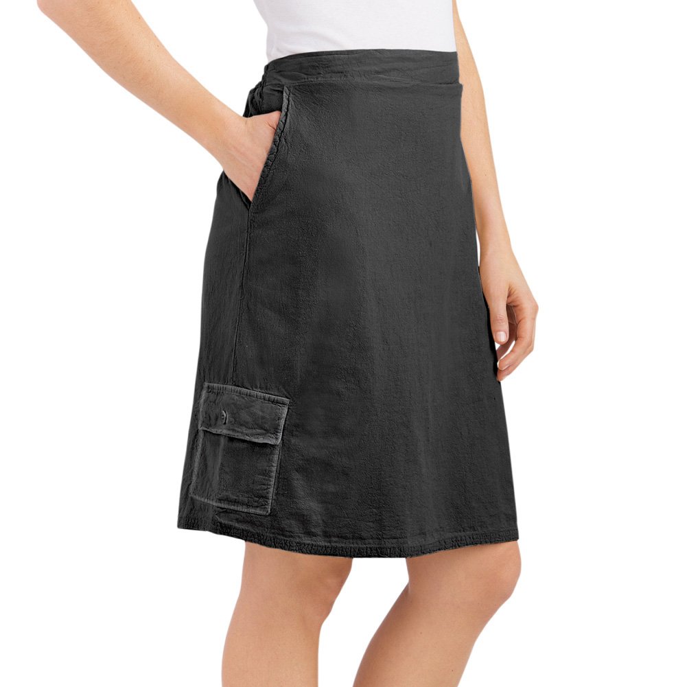 Cargo Skort With Elasticized Waist - Picture 3 of 10