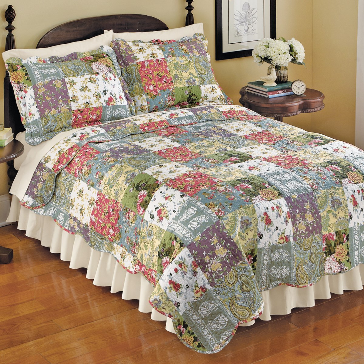 Blossom Floral Patchwork Quilt Collections Etc.