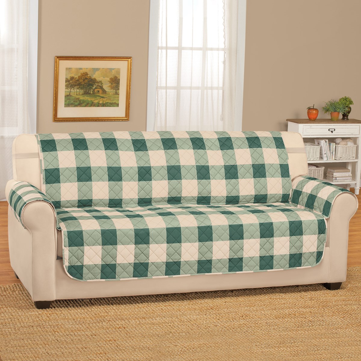 Buffalo Check Plaid Furniture Protector Collections Etc.