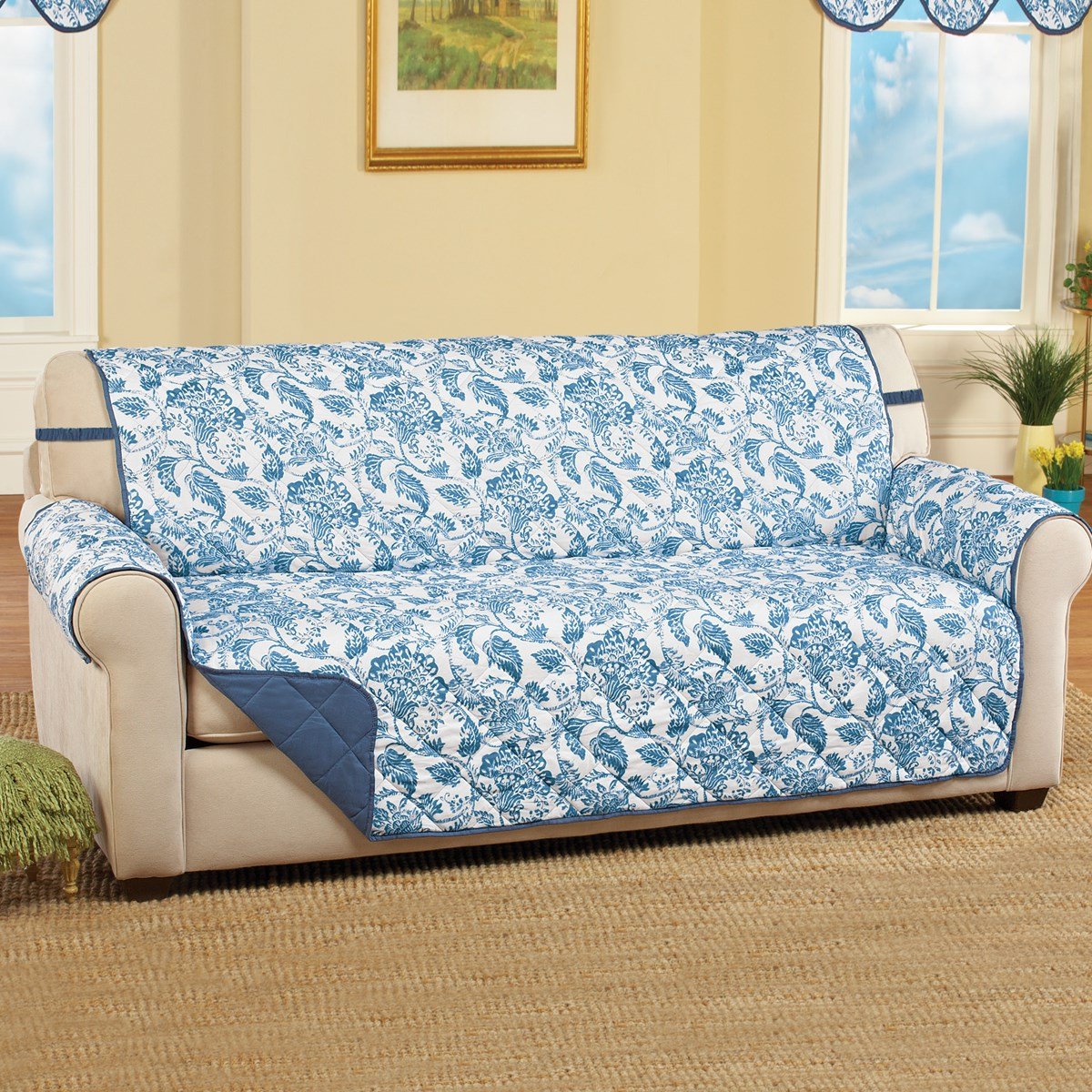 Reversible Florence Quilted Furniture Cover Collections Etc.