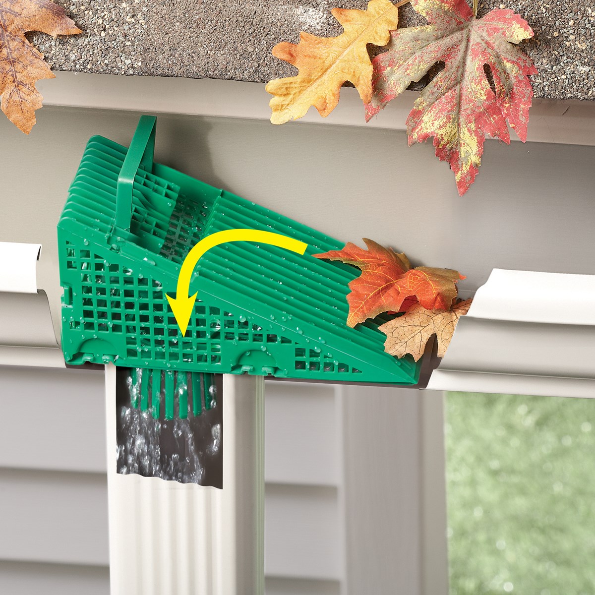 Rain Gutter Downspout Guards